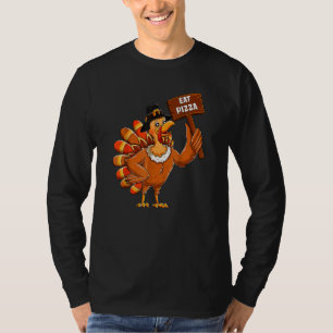 T-shirt Turquie Pèlerin Mange Pizza Adulte Vegan Enfants T