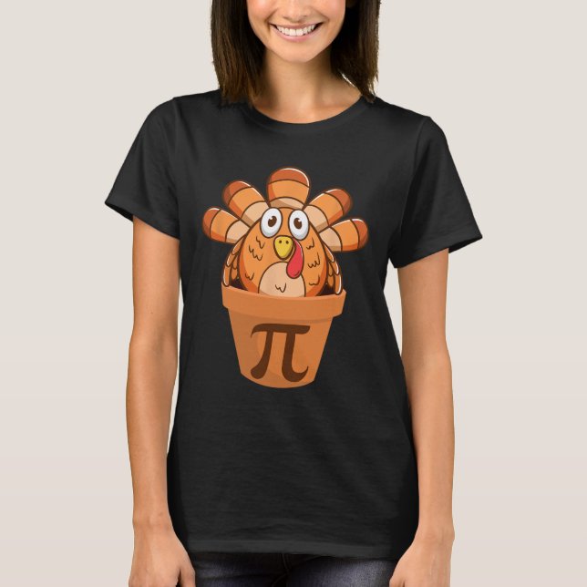 T-shirt Turquie Pot Pie Funny Math Thanksgiving Turkey Pot (Devant)
