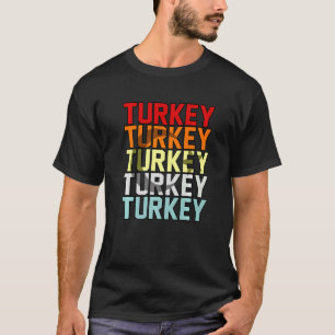 T-shirt Turquie Rétro