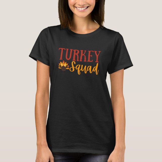 T-shirt Turquie Squad Thanksgiv (Devant)