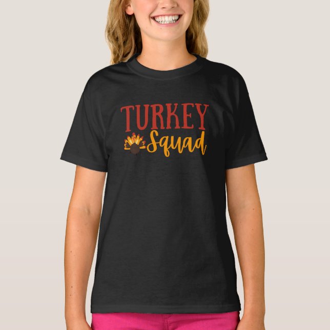 T-shirt Turquie Squad Thanksgiv (Devant)