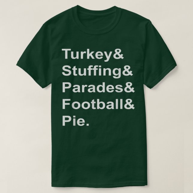 T-shirt Turquie Stupéfiant Parades Football Pie Thanksgivi (Design devant)