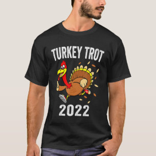 T-shirt Turquie Tro 2021 Thanksgiving Turquie Trot Kids Ad