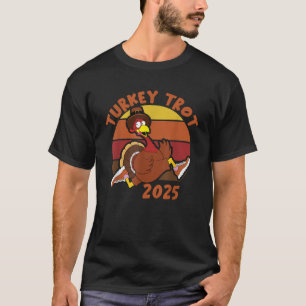 T-shirt Turquie Trot Squad 2025 Funny Thanksgiving Day Run