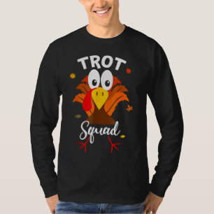 T-shirt Turquie Trot Squad Drôle Thanksgiving Courir Famil