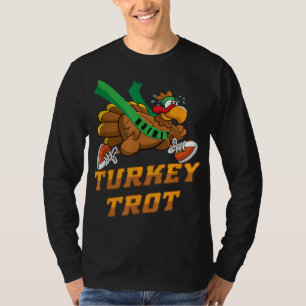 T-shirt Turquie Trot Squad Drôle Thanksgiving Running