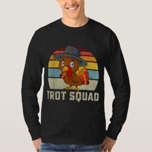 T-shirt Turquie Trot Squad Thanksgiving Run Costume Men Wo