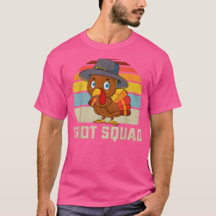 T-shirt Turquie Trot Squad Thanksgiving Run Costume Men Wo