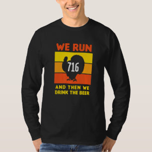 T-shirt Turquie Trot Thanksgiving Running Buffalo Nous gér
