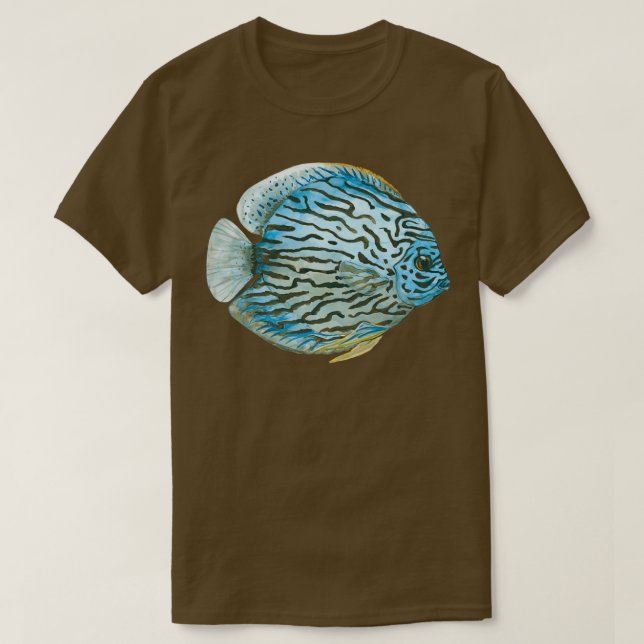 T-shirt Turquoise Discus (Design devant)