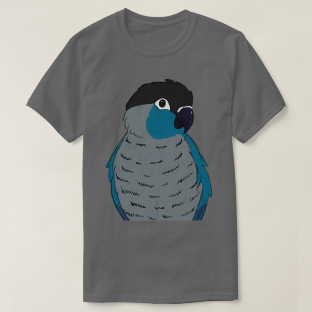 T-shirt Turquoise green cheek conure (Design devant)