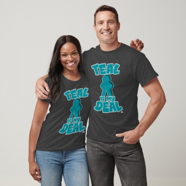 T-shirt Turquoise Mon Affaire Choix de Pièce de Jeu Épique (Unisexe)