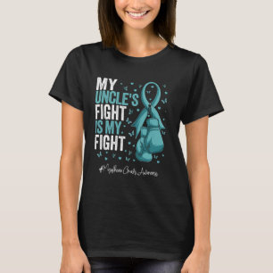 T-shirt Turquoise Oncle du ruban Myasthenia Gravis Sensibi