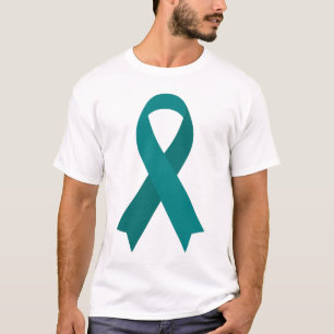T-shirt Turquoise Ribbon Sensibilisation au cancer de l'ov