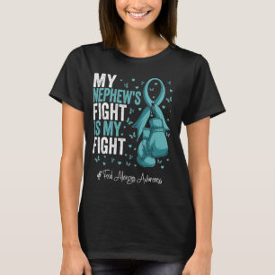 T-shirt Turquoise Ruban Nephew Allergies alimentaires Sens