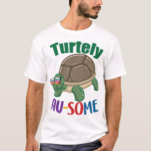 T-shirt Turtely Ausome Incroyable Sensibilisation à l'auti