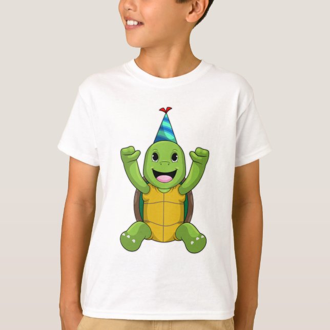 T-shirt Turtle at Birthday (Devant)