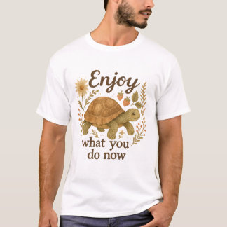 T-shirt TURTLE avec la devise de la vie