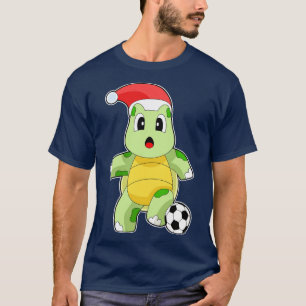 T-shirt Turtle Christmas Soccer