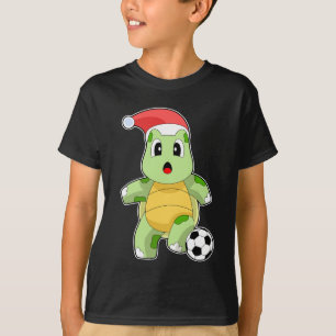 T-shirt Turtle Christmas Soccer