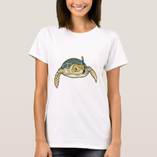 T-shirt Turtle Diver Snorkel