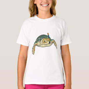 T-shirt Turtle Diver Snorkel