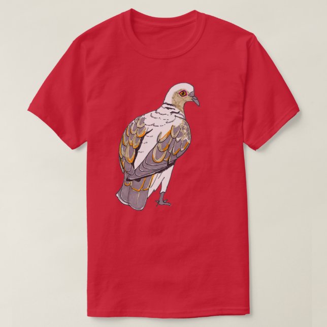 T-shirt Turtle Dove Streptopelia turtur (Design devant)