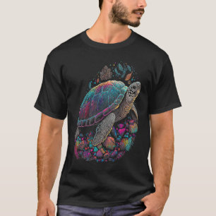 T-shirt Turtle Esotérique Cristaux pour animaux domestique