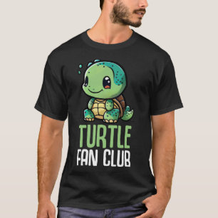 T-shirt Turtle Fan Club Tortoise Zoo Enfants Garçons Fille