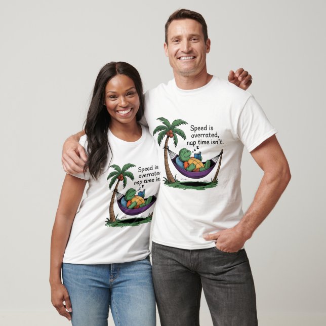 T-shirt Turtle Hammock Durée de la sieste surchargée (Unisexe)