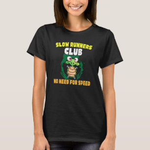 T-shirt Turtle Jogger Slow Runner Club Pas besoin