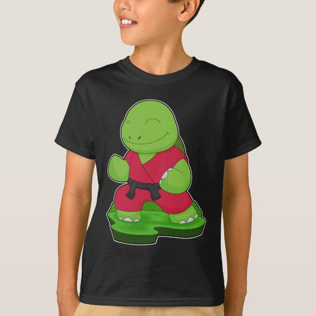 T-shirt Turtle Karate Arts martiaux (Devant)