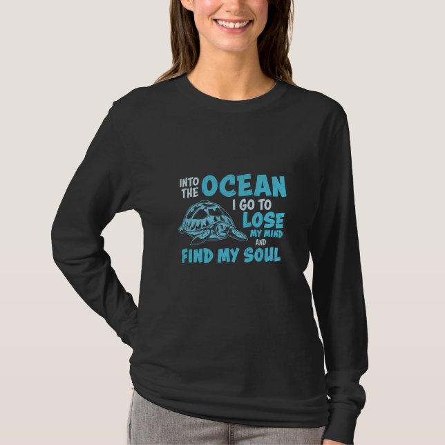 T-shirt Turtle Lover | Into The Ocean (Devant)
