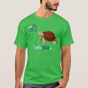 T-shirt Turtle Nerdle sur Ocean Blue