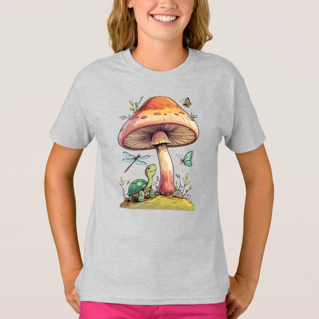 T-shirt Turtle On A Hill (Devant)