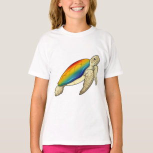 T-shirt Turtle Rainbow