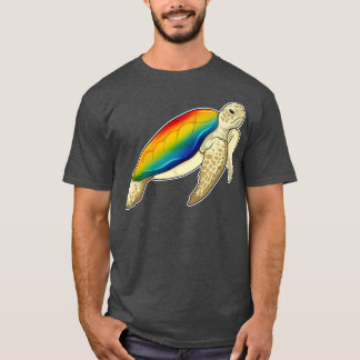 T-shirt Turtle Rainbow