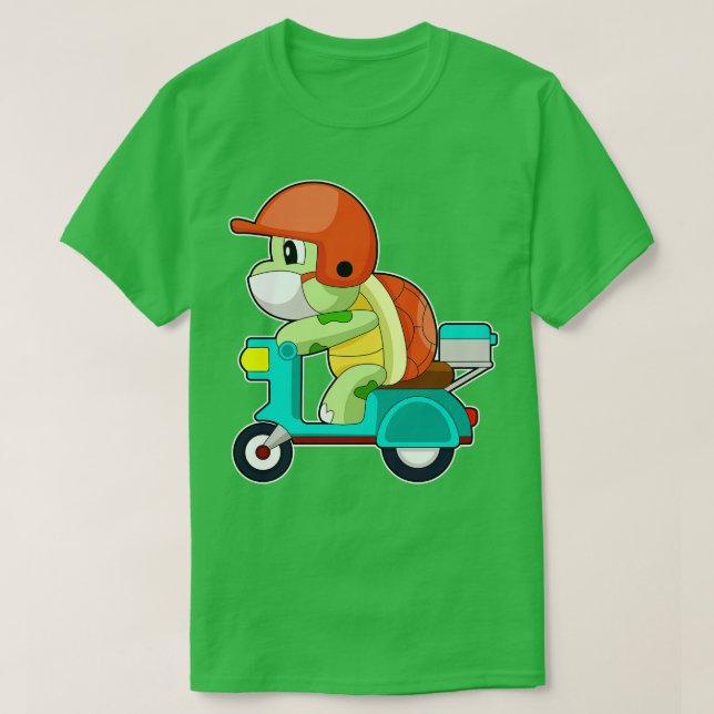 T-shirt Turtle Scooter 1 (Design devant)
