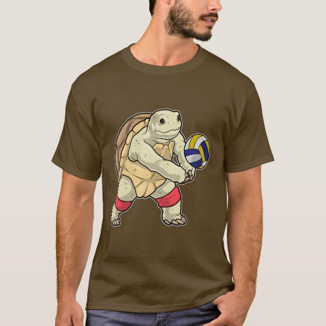 T-shirt Turtle Volleyball (Devant)