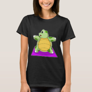 T-shirt Turtle Yoga Fitness Gymnastique