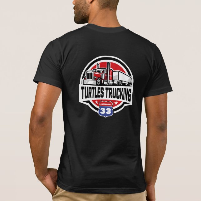 T-shirt Turtles Trucking  (Dos)
