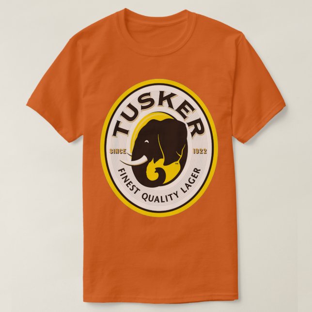 T-shirt TUSKER LAGER by ABEL2017 (Design devant)
