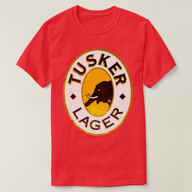 T-shirt Tusker lager Long (Design devant)