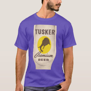T-shirt Tusker Premium Beer Retro Defunct Breweriana