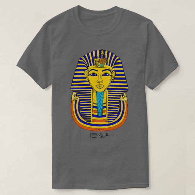 T-shirt TUTANCHAMUN I Pharaon masque de mort (Design devant)