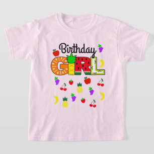T-shirt Tutti frutti Fille d'anniversaire