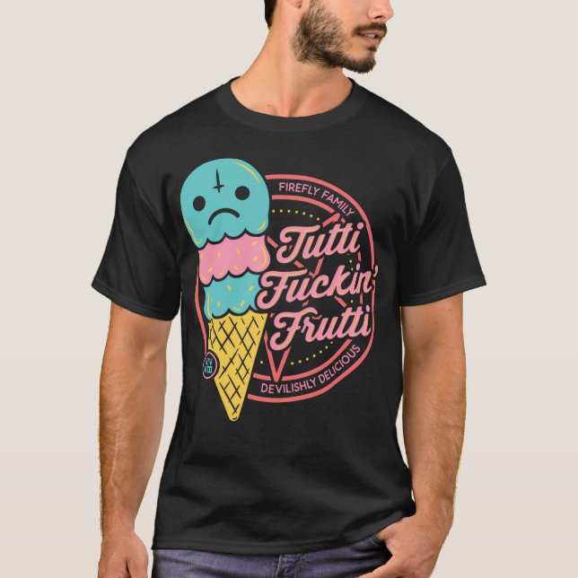 T-shirt Tutti Frutti (Version explicite) (Devant)
