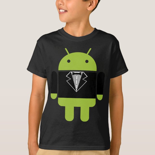 T-shirt Tux androïde (Devant)