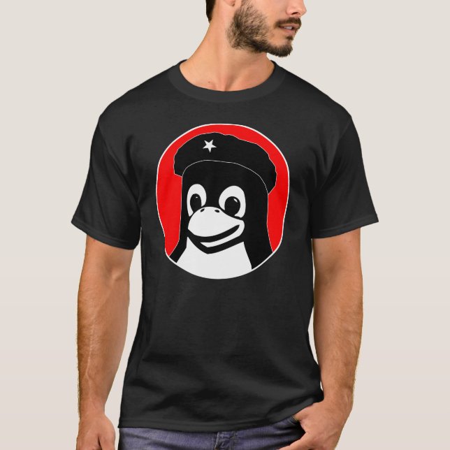 T-shirt Tux Guevara (foncé) (Devant)