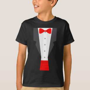 T-shirt tux rouge